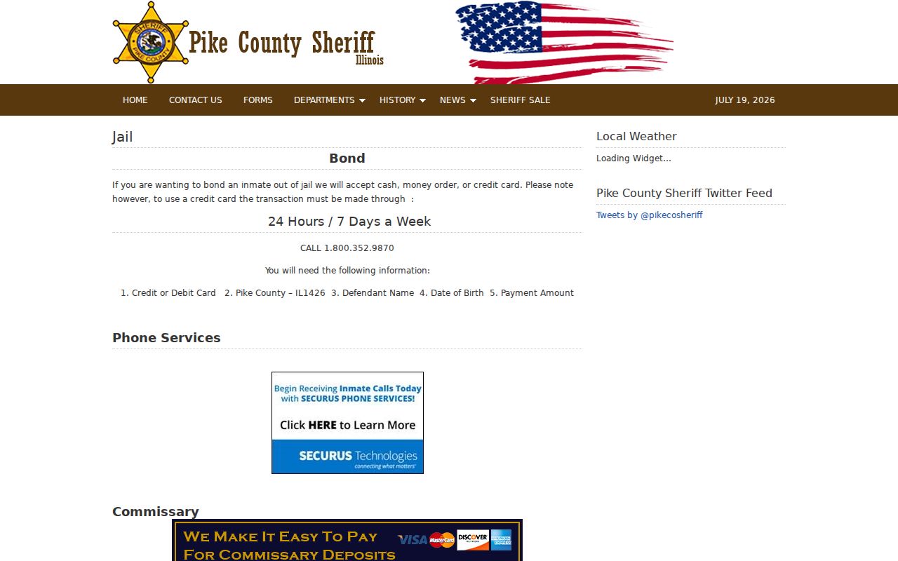 Pike County arrest lookup and jail information